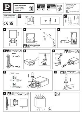 Paulmann Cybo 18001 LED-buitenlamp (wand) 6 W - thumbnail
