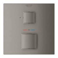 Opbouwdeel GROHE Grohtherm Cube Zonder Omstel Hard Graphite Geborsteld - thumbnail