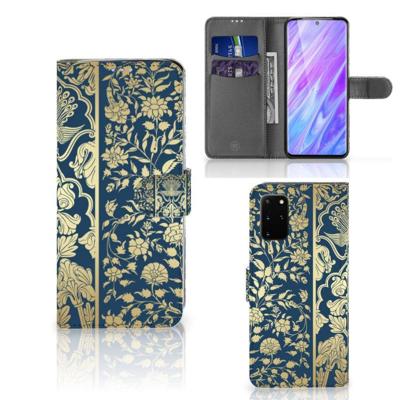 Samsung Galaxy S20 Plus Hoesje Beige Flowers