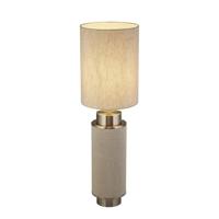 Searchlight TafellampFlask 72cm nikkel met vintage zand - EU59041SN - thumbnail