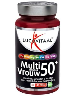 Lucovitaal Multi compleet vrouw 50+ 40 Tabletten