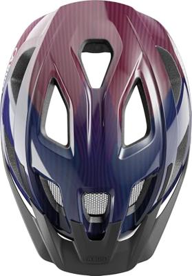 Abus helm aduro 3.0 led purple waves l 58-62cm - thumbnail