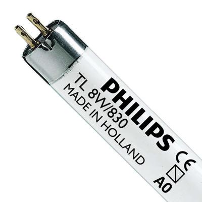 Philips Tl buis 8w/830 master mini super 80 warm wit | 25 stuk stuks