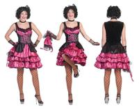 Can Can Saloon jurk pink - thumbnail