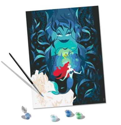 Ravensburger Creart schilderen op nummer - ariel en ursula - thumbnail