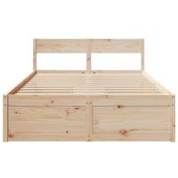 Bedframe zonder matras massief grenenhout 120x190 cm - thumbnail