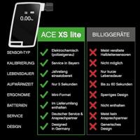 ACE Alcoholtester Zwart, Wit 0.00 tot 4.00 ‰ - thumbnail