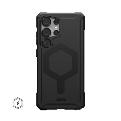 Urban Armor Gear Essential Armor Outdoor telefoonhoes Samsung Galaxy S25 Ultra Zwart Inductieve lading