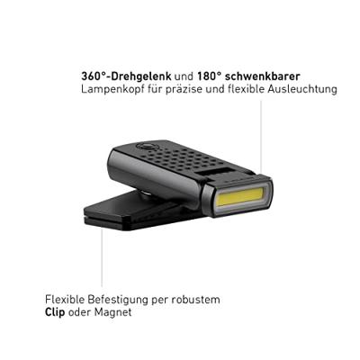 Ledlenser W1R Work Werklamp werkt op een accu LED 220 lm 7 h 61 g