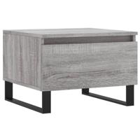 Salontafels 2 st 50x46x35 cm bewerkt hout grijs sonoma eiken - thumbnail
