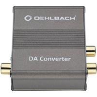 Oehlbach DA Converter, digitale analoge converter, digitale coaxiale en digitale optische ingang - thumbnail