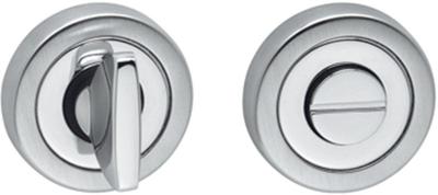 WC garnituur rond rvs mat/glans WC 8mm