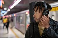 Bose QuietComfort SE draadloze ruisonderdrukkende Bluetooth-hoofdtelefoon met oproepmicrofoon, met zachte behuizing - Zwart - thumbnail