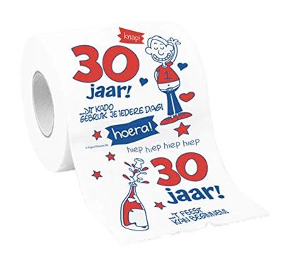 Toiletpapier 30 jaar man