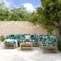 7-delige Loungeset geïmpregneerd grenenhout - thumbnail