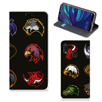 Huawei Y7 hoesje Y7 Pro (2019) Magnet Case Cartoon - thumbnail