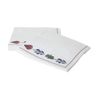 Boerenbont set van 20 servetten 33 cm
