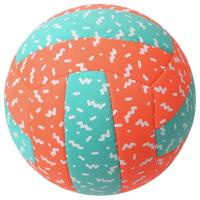Volleybal Neopreen 21 cm Mint/Rood - thumbnail