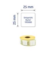 Avery-Zweckform A1933083 Etiketten (rol) 25 x 25 mm Folie Wit 1 set(s) Universele etiketten - thumbnail