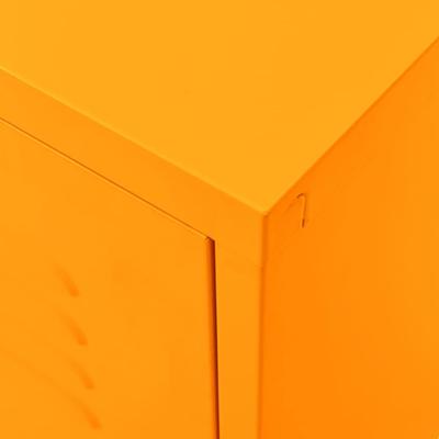 Tv-meubel 105x35x50 cm staal mosterdgeel