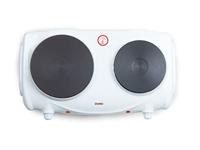 Domo elektrische kookplaat, 1000-1500W, wit - thumbnail