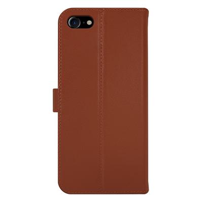 Valenta Gel Skin Apple iPhone SE 2022 / SE 2020 / 8 / 7 Book Case Leer Bruin