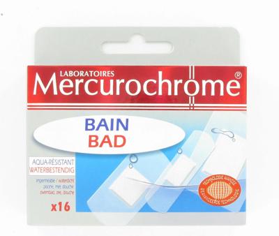 Mercurochrome Pleisters Bad 16st Mercurochrome Pleisters Bad 16st