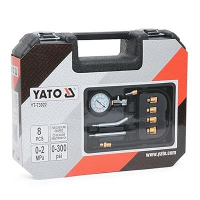 COMPRESSIEMETER VOOR BENZINEMOTOREN 8 STUKS. YATO YT-73022
