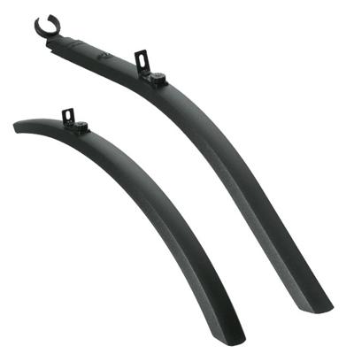 SKS stel spatborden hybride 45mm opsteek zwart