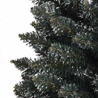 VidaXL Kunstkerstboom met standaard smal 180 cm pvc groen - thumbnail