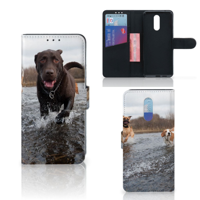 Nokia 3.2 Telefoonhoesje met Pasjes Honden Labrador - thumbnail