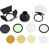 Godox S2 Bowens S-type beugel Speedlite houder compatibel met GODOX V1 ronde kop Speedlite serie Flash, AD200Pro, AD200, AD400Pro, GODOX V860II/TT685/TT350 serie (upgrade versie) - thumbnail