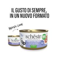 SCHESIR Tuna with grouper in jelly - nat kattenvoer - 70g - thumbnail