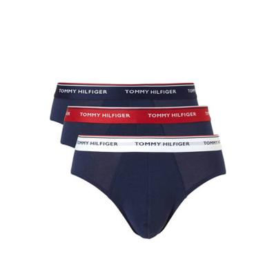 Tommy Hilfiger 3-Pack Heren slips - Hip Brief - Heup heren onderbroeken elastisch katoen