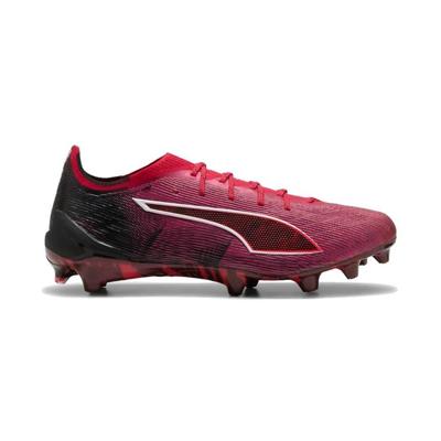 PUMA Ultra 6 Ultimate Pulisic Gras Voetbalschoenen (FG) Rood Zwart Wit PUMA Ultra 6 Ultimate Pulisic Gras Voetbalschoenen (FG) Rood Zwart Wit