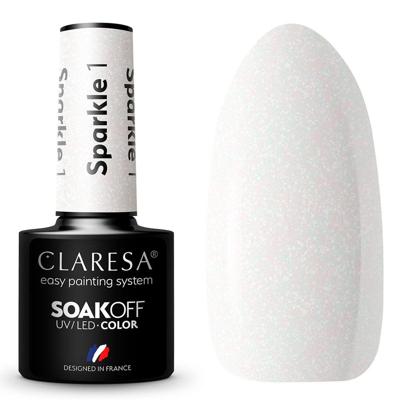 Claresa uv/led gellak 5ml sparkle 1 Claresa uv/led gellak 5ml sparkle 1
