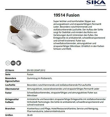 SIKA 19514 Fusion Instapper O2 Wit - Maat 42 - 16.089.050.42