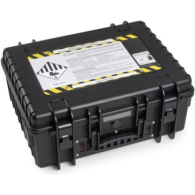 De Raat koffer voor Lithium-Ion batterijen, medium, 13 l, zwart