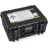 De Raat koffer voor Lithium-Ion batterijen, medium, 13 l, zwart - thumbnail