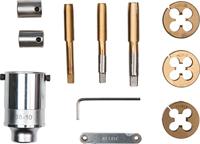 KS Tools 150.1420 3/8 draadsnijset voor wielmoeren en schroeven, 11-delig - thumbnail