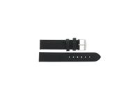 Horlogeband Universeel F129 Leder Zwart 18mm - thumbnail