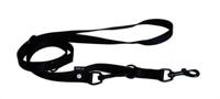 Martin hondenriem multipurpose nylon zwart - thumbnail