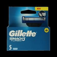 Gillette Mach3 turbo mesjes 5 Stuks - thumbnail