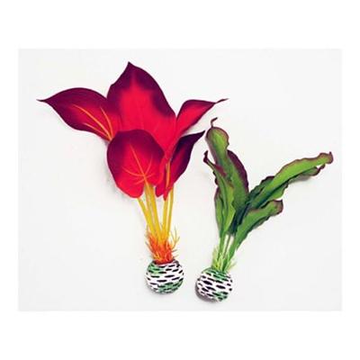 BiOrb zijden aquarium planten groot groen & rood aquarium decoratie