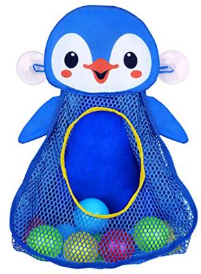 Play badspeelgoed opberger pinguin met ballen, 11dlg.