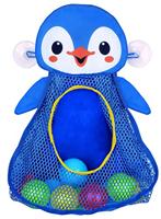 Playgo badspeelgoed opberger pinguin met ballen - 11dlg. - thumbnail