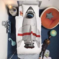 Snurk Rocket dekbedovertrek - thumbnail