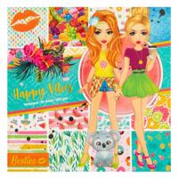 Creative Craft Group Besties design blok happy vibes, 20 vellen - thumbnail