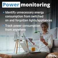 Shelly Qubino Wave PM mini - module voor energiemeting - thumbnail