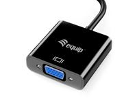 Equip 133384 usb 3.0 to vga adapter, 1080p, usb 3.2 gen 1, usb type-a, vga (d-sub) output - thumbnail